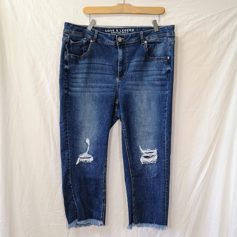 Love and Legend Premium Denim Jeans Darker Wash Size 18